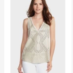 Tart Le Tote Perforated Double Vee Top Size XS